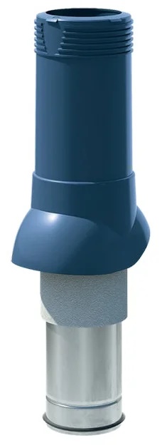 Вентиляционный выход изолированный ТехноНИКОЛЬ D125/160 синий изображение, анонсные картинки товара