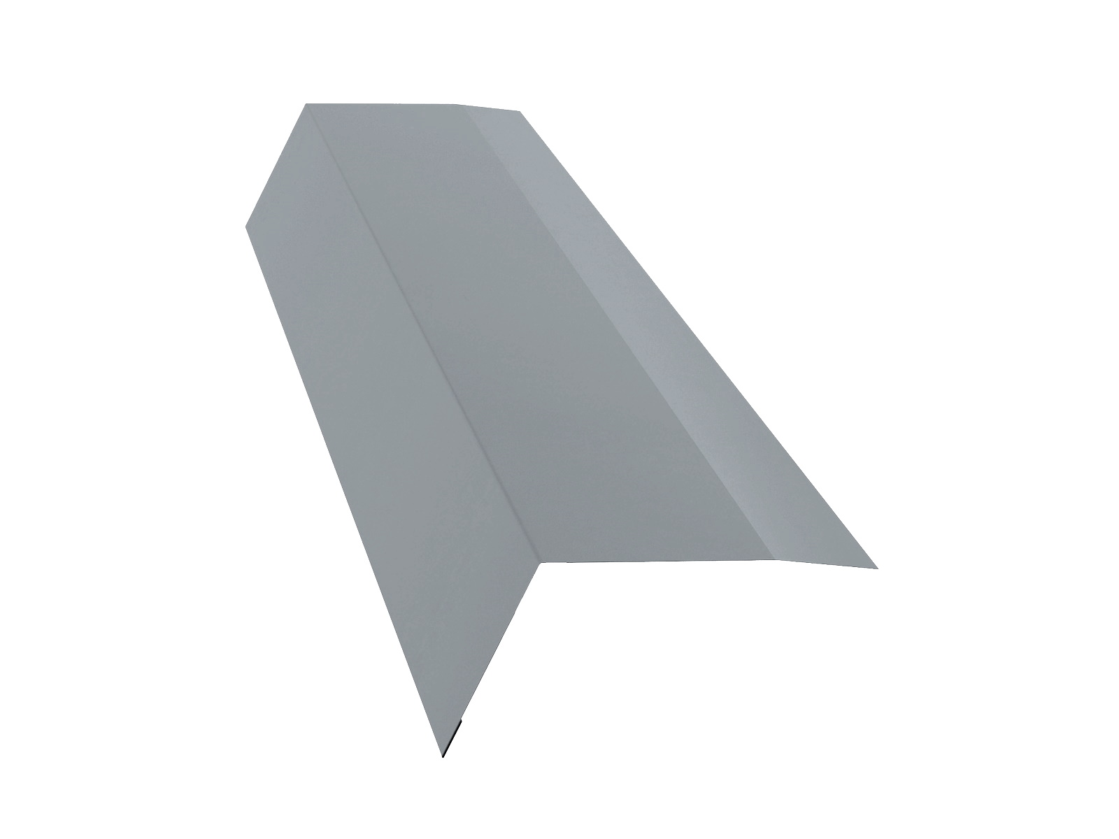 Планка карнизная 100х65 0,5 GreenCoat Pural BT, matt RR 21 светло-серый (RAL 7040 серое окно) (2м) изображение, анонсные картинки товара