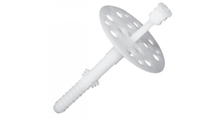 Дюбель для утеплителя с пластиковым гвоздем IZO 10х160мм (400шт) изображение, анонсные картинки товара