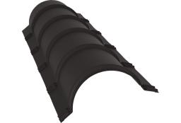 Планка конька полукруглого 0,5 PurPro Matt 275 RR 32 темно-коричневый (1,97м) изображение, анонсные картинки товара