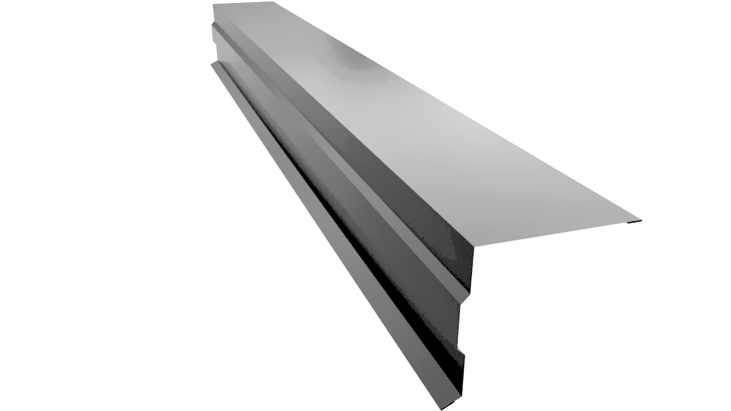 Планка торцевая фигурная 100х85 0,45 Zn (2м) изображение, анонсные картинки товара