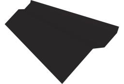 Планка примыкания внакладку Фартук S6 пристенный накладной 0,45 Drap ST RR 32 темно-коричневый (2м) изображение, анонсные картинки товара
