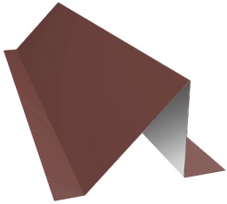 Планка снегозадержания 0,5 Satin с пленкой RAL 3009 оксидно-красный (2м) изображение, анонсные картинки товара