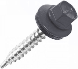 Саморез кровельный Daxmer 4,8х35 RAL 7016 (250) сверло №1 изображение, анонсные картинки товара