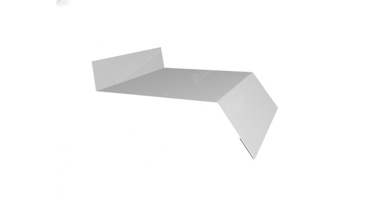 Отлив простой 50 0,4 PE с пленкой RAL 9003 сигнальный белый изображение, анонсные картинки товара