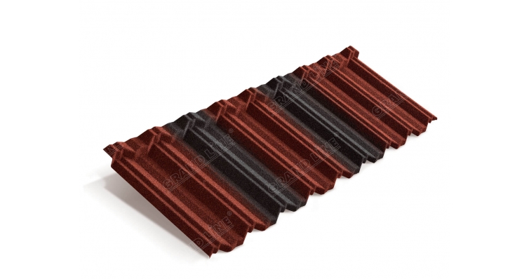 Лист Metrotile MetroClassic красно-черный изображение, анонсные картинки товара