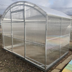 Теплица 6м с поликарбонатом "Агросфера-Прямостенная" (3*2м) с монтажом на землю изображение, анонсные картинки товара