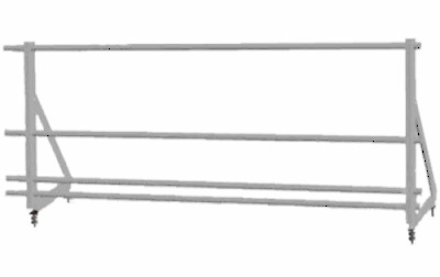 Ограждение кровельное со снегозадержателем на фальц Optima 0,65х2м RAL 9006 изображение, анонсные картинки товара