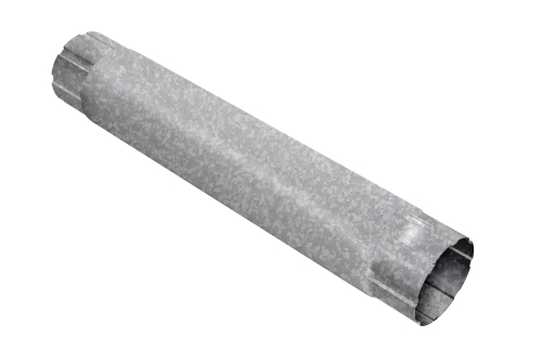 Труба круглая соединительная Optima 100мм 1м Zn изображение, анонсные картинки товара