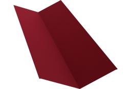 Планка ендовы верхней 145х145 0,45 PE с пленкой RAL 3003 рубиново-красный (2м) изображение, анонсные картинки товара
