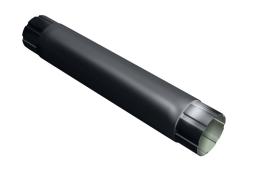 Труба круглая соединительная Optima 100мм 1м RAL 7024 изображение, анонсные картинки товара