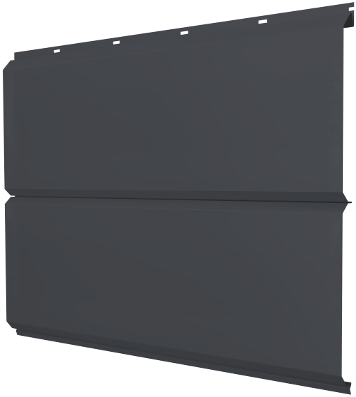 Софит металлический без перфорации 0,5 Drap TX с пленкой RAL 7016 антрацитово-серый изображение, анонсные картинки товара