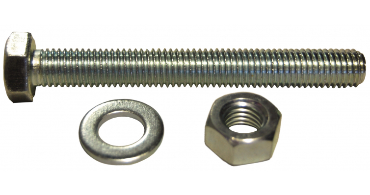 Крепление болт М12х100, шайба,гайка к винтовой опоре с фланцем изображение, анонсные картинки товара