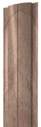Штакетник Полукруглый Slim с прямым резом 0,45 Print-Double Elite White Wood изображение, анонсные картинки товара