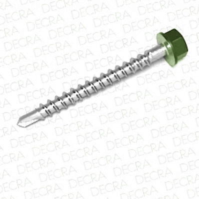 Саморезы для композитной черепицы, зеленый (500шт) изображение, анонсные картинки товара
