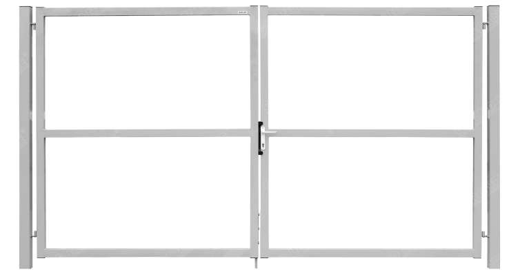 Ворота Colority Zinc Lock 2,0х3,5 RAL 7040 изображение, анонсные картинки товара