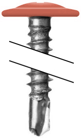 Саморез ПШС 4,2х19 RAL 2012 (1000) изображение, анонсные картинки товара