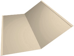 Планка ендовы нижней 300х300 0,45 PE с пленкой RAL 1015 светлая слоновая кость (3м) изображение, анонсные картинки товара