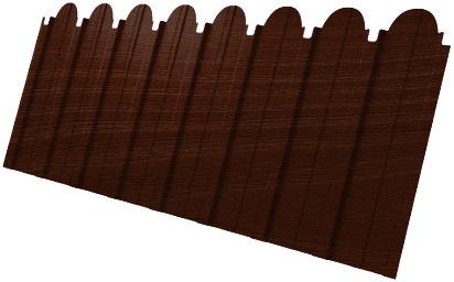 Профнастил C10A фигурный 0,4 Print Premium Cherry Wood Fresh TwinColor изображение, анонсные картинки товара