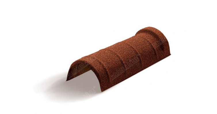 Конек полукруглый одинарный Mtile скарлет изображение, анонсные картинки товара