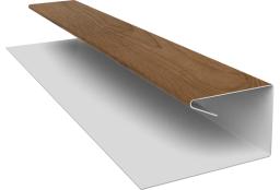 Планка П-образная завершающая сложная (КД) 0,45 Print Premium Pine Wood Fresh (3м) изображение, анонсные картинки товара