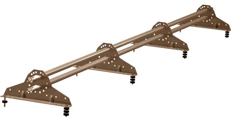 Снегозадержатель NEW трубчатый Grand Line RAL 1035 3м изображение, анонсные картинки товара