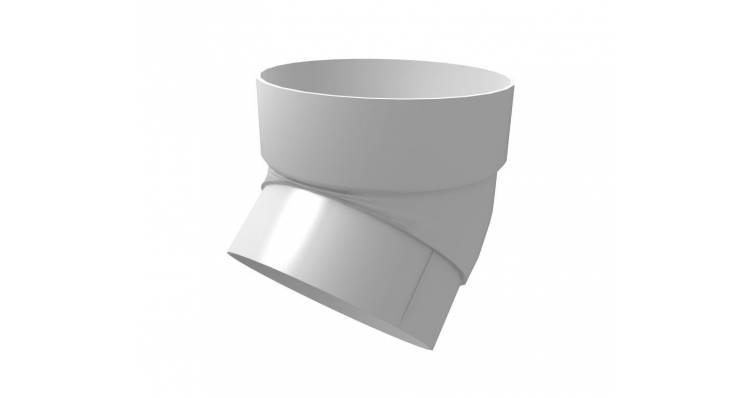 Колено трубы 45 град. ПВХ Grand Line белое (RAL 9003) изображение, анонсные картинки товара