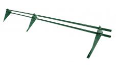 Снегозадержатель трубчатый для фальцевой кровли Optima RAL 6005 3м изображение, анонсные картинки товара