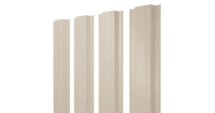 Штакетник Прямоугольный с прямым резом 0,45 PE RAL 1015 светлая слоновая кость изображение, анонсные картинки товара
