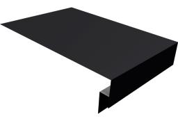 Планка околооконная сложная Кликфальц Pro 0,5 Drap TX RAL 9005 черный (2м) изображение, анонсные картинки товара
