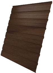 Профнастил С10A 0,45 Print Elite Choco Wood TwinColor изображение, анонсные картинки товара