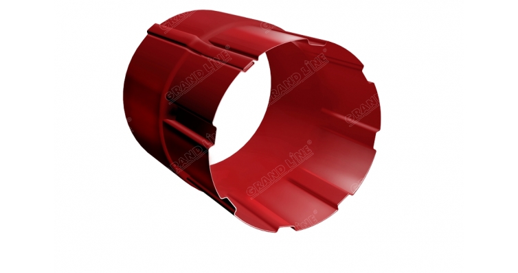 Соединитель трубы 90 мм RAL 3011 коричнево-красный изображение, анонсные картинки товара