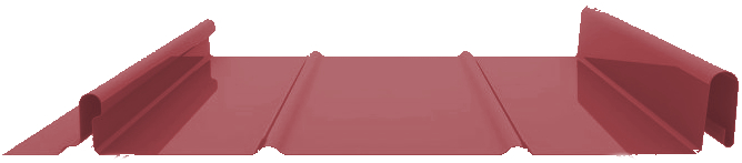 Кликфальц Line Grand Line 0,45 PE с пленкой на замках RAL 3003 рубиново-красный изображение, анонсные картинки товара