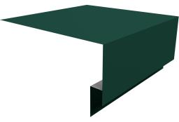 Планка околооконная сложная 250х75х18 (j-фаска) 0,4 PE с пленкой RAL 6005 зеленый мох (3м) изображение, анонсные картинки товара