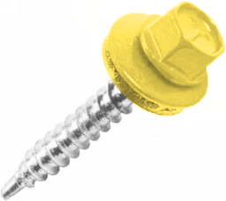 Саморез кровельный Daxmer 4,8х35 RAL 1018 (250) сверло №1 изображение, анонсные картинки товара