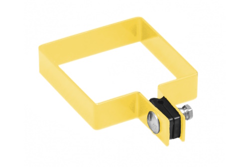 Крепление хомут крайний 80х80 RAL 1018 изображение, анонсные картинки товара