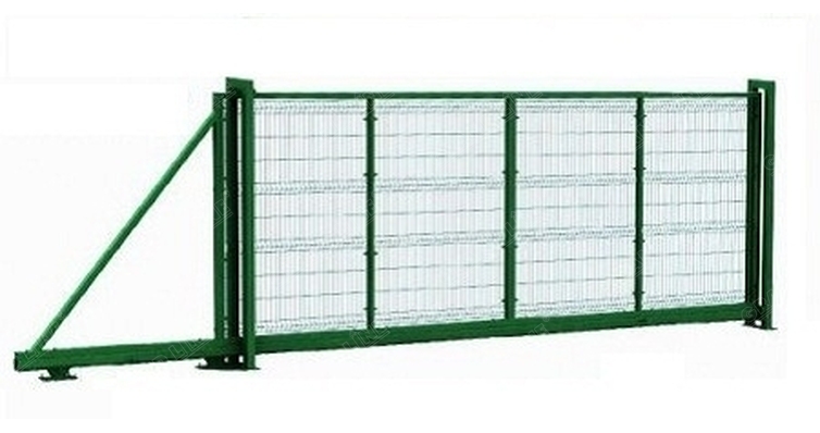 Ворота откатные Profi 2,03х4,0 RAL 6005 вправо изображение, анонсные картинки товара