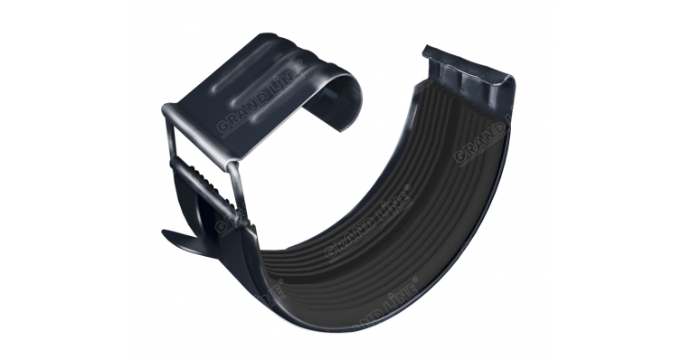 Соединитель желоба GL 125 мм RAL 7024 мокрый асфальт изображение, анонсные картинки товара