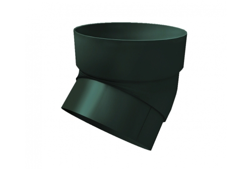 Колено трубы 45 град. ПВХ Grand Line зелёный (RAL 6005) изображение, анонсные картинки товара