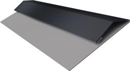 Планка стартово-финишная (Блок-хаус, Экобрус) Grand Line 0,5 GreenCoat Pural BT, matt RR 23 темно-серый (RAL 7024 мокрый асфальт) (3м) изображение, анонсные картинки товара