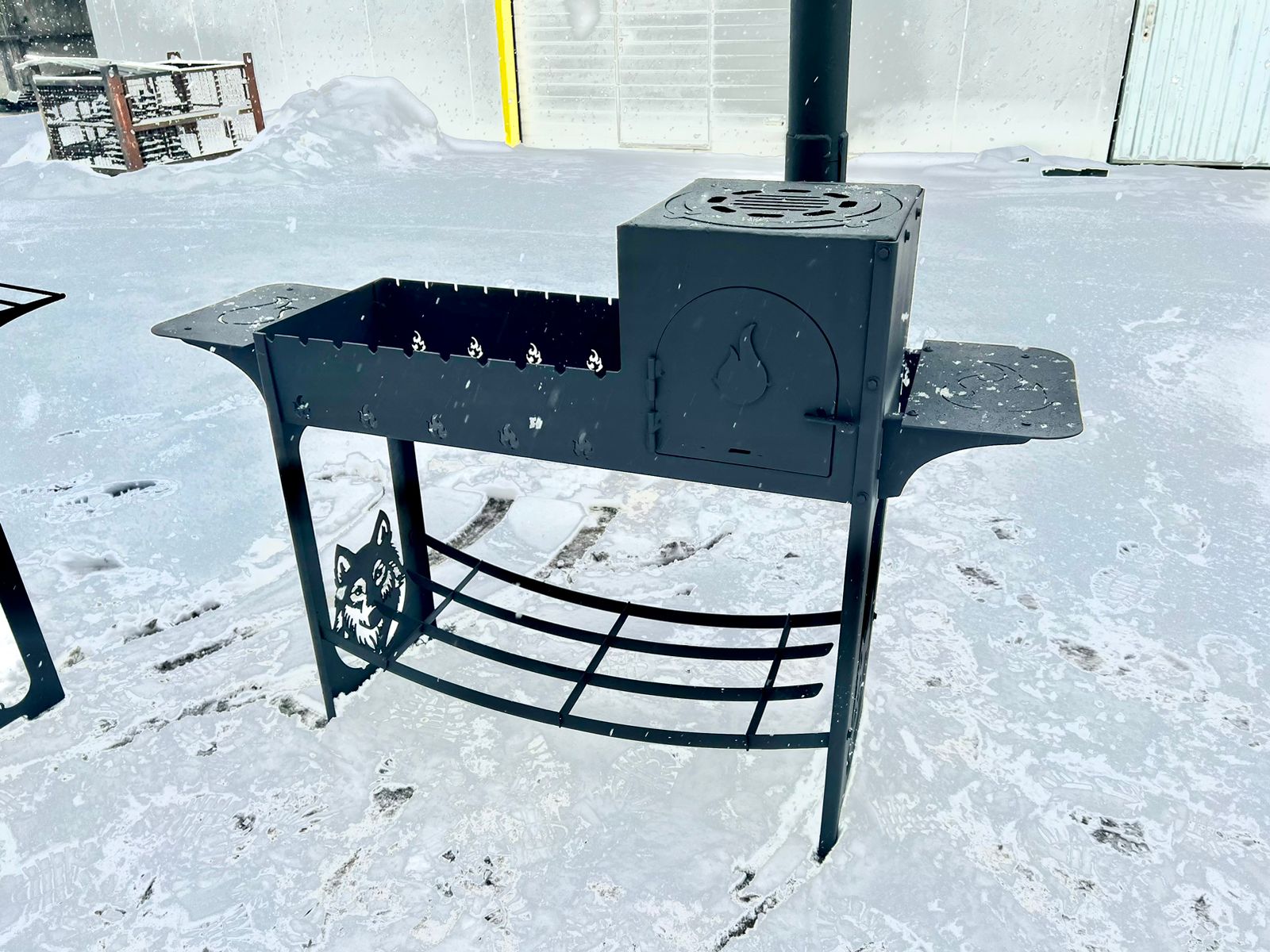 Мангал + печь разборный изображение, анонсные картинки товара