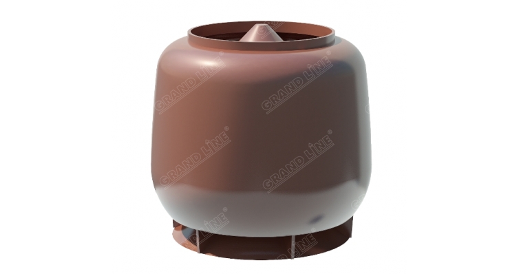 Колпак ТехноНИКОЛЬ D 110 RR, коричневый изображение, анонсные картинки товара