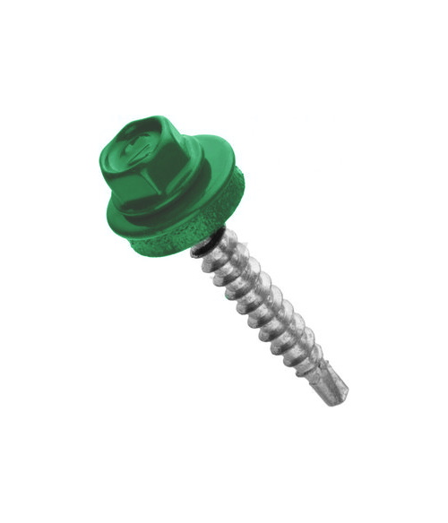 Саморез кровельный Daxmer 4,8х70 RAL 6029 (100) сверло №1 изображение, анонсные картинки товара