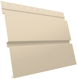 Металлический софит Квадро брус без перфорации 0,5 Satin с пленкой RAL 1015 светлая слононвая кость изображение, анонсные картинки товара