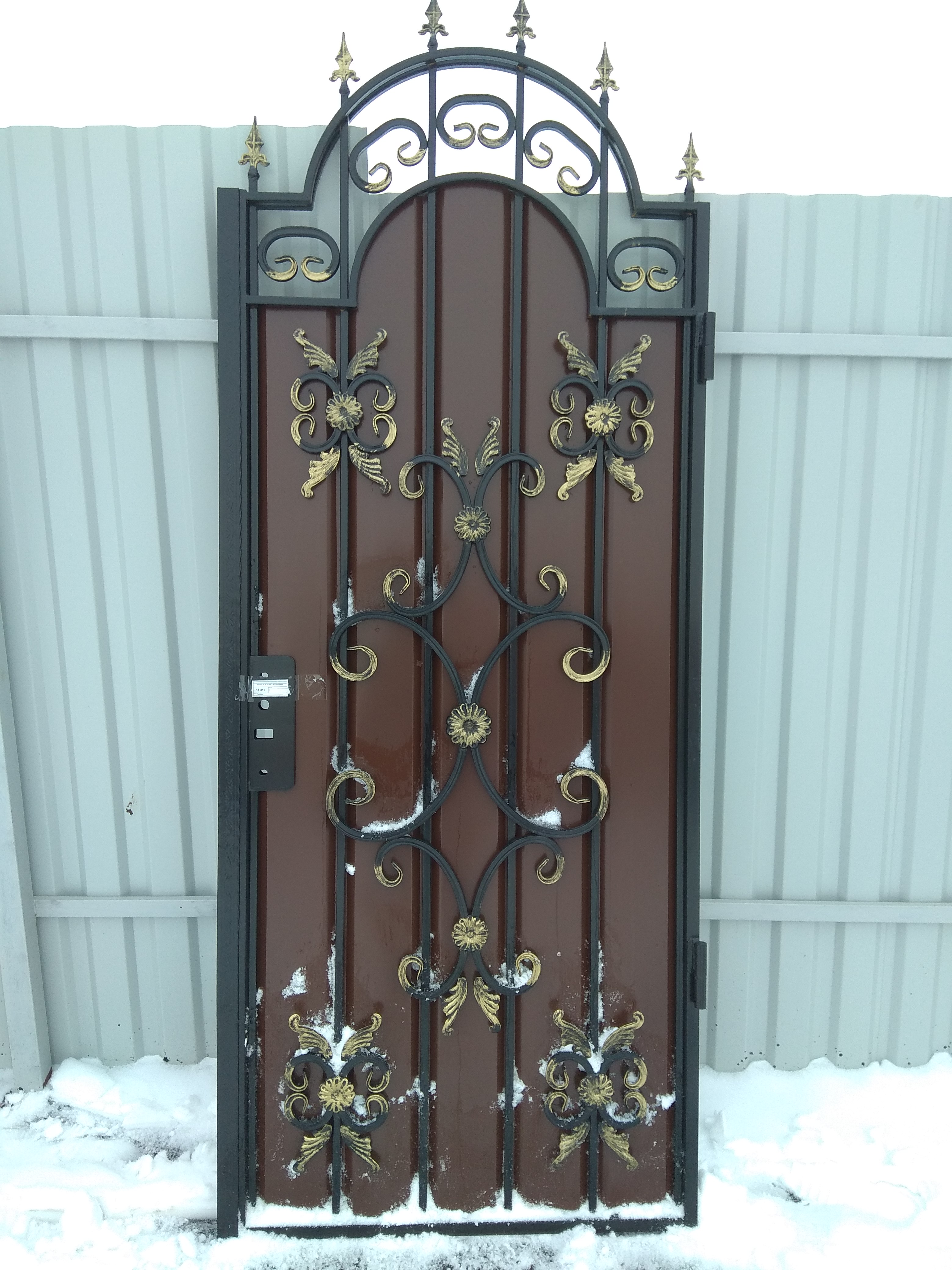 Калитка №40 кованная с пиками 2,35х0,885м изображение, анонсные картинки товара
