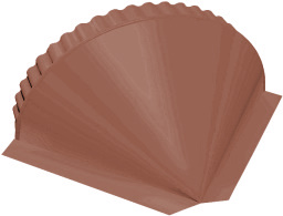 Заглушка конусная Satin RAL 8004 изображение, анонсные картинки товара