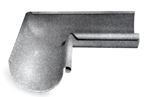 Угол желоба внешний Optima 90гр 150мм Zn изображение, анонсные картинки товара