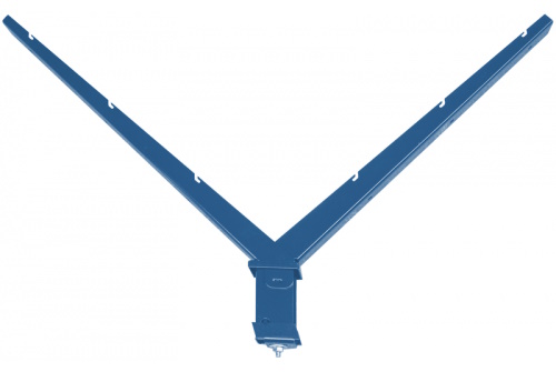 Наконечник V на столб 62х55 RAL 5005 изображение, анонсные картинки товара