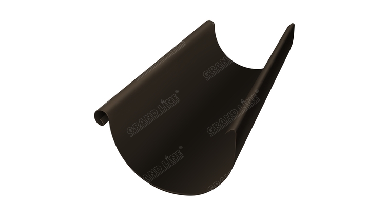 Желоб полукруглый 150 мм 3 м RR 32 темно-коричневый изображение, анонсные картинки товара