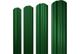 Штакетник Твин фигурный Grand Line 0,45 ПЭ RAL 6002 лиственно-зеленый изображение, анонсные картинки товара